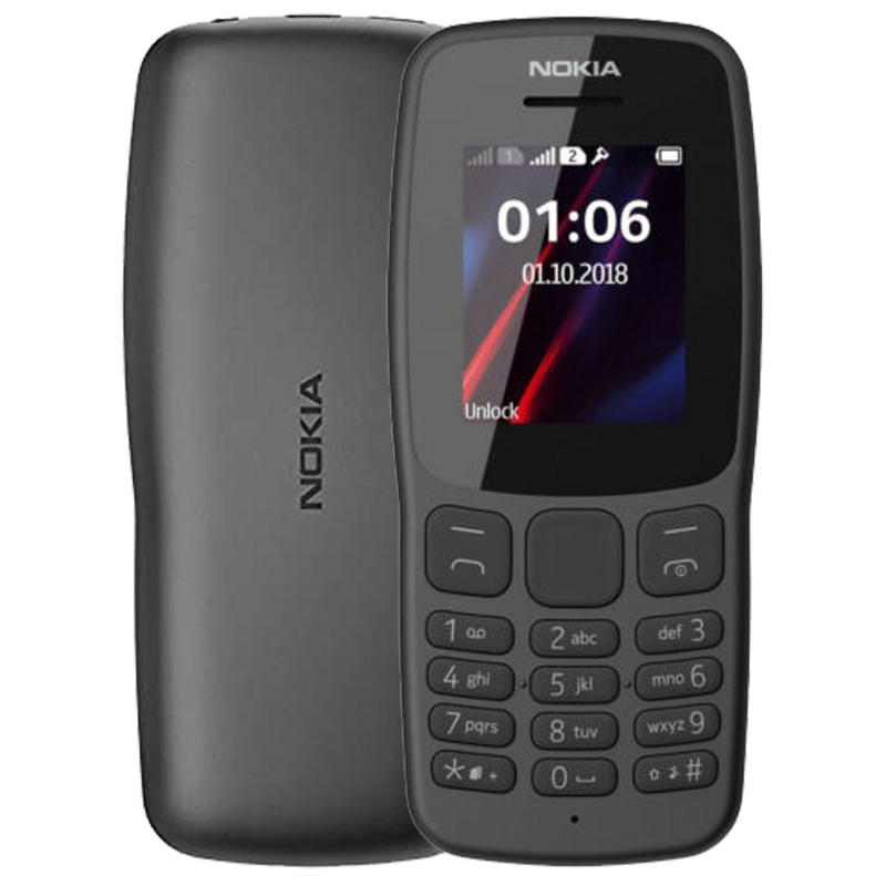 گوشی نوکیا 2018 106 | حافظه 4 مگابایت ا Nokia 106 2018 4 MB(18ماه گارانتی شرکتی)